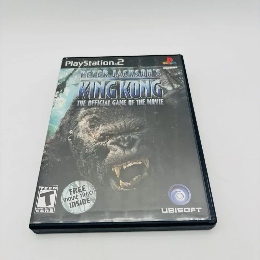 Peter Jackson's King Kong (Sony PlayStation 2 PS2) Complete W/ Manual + Ticket